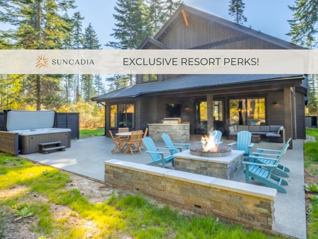 Suncadia 4 Bdrm Home Beautiful Floor To Ceiling Fireplace Cle Elum Eksteriør billede